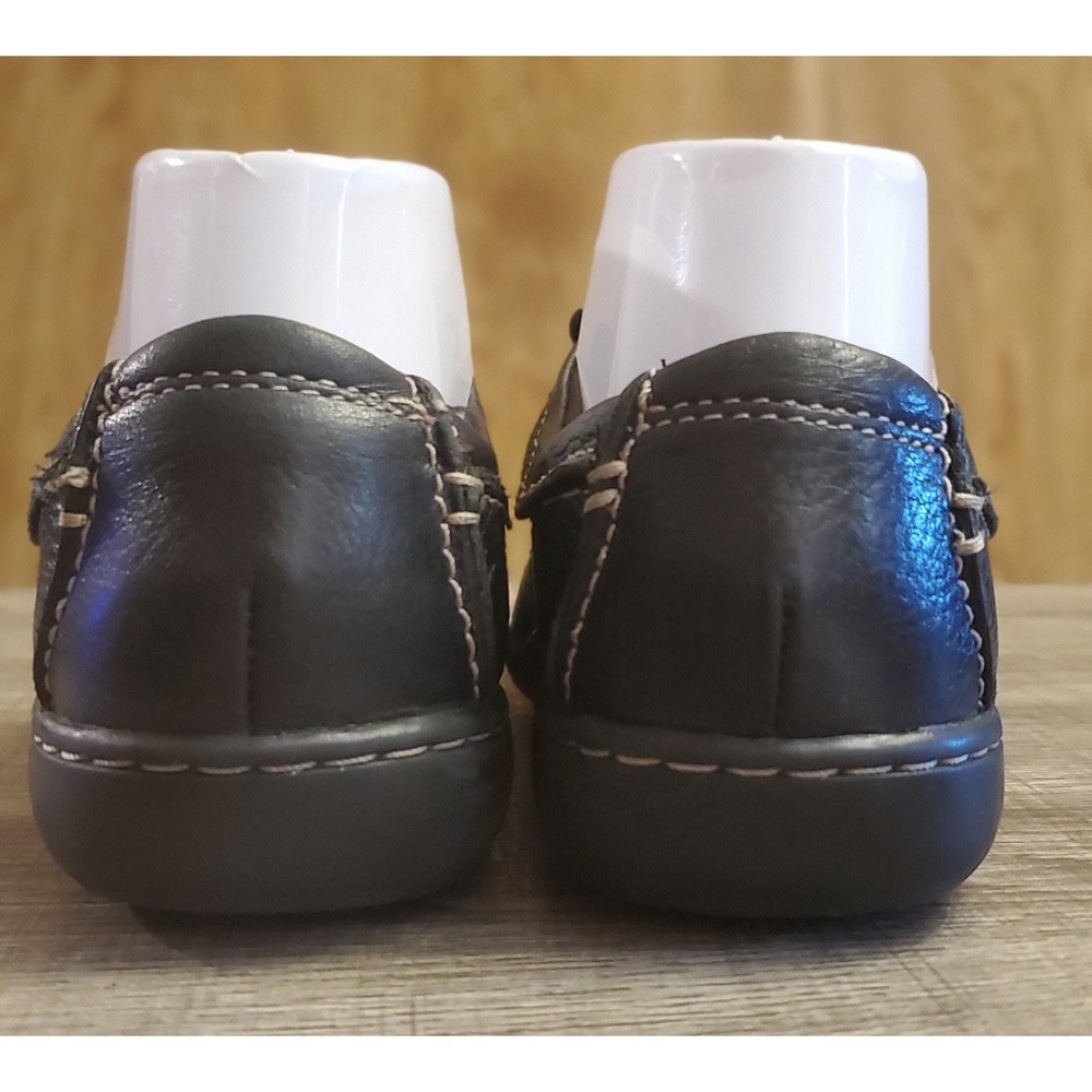 Clarks Bendables Leather Lace Up Shoes Women's Size 6.5 Black - Picture 5 of 12
